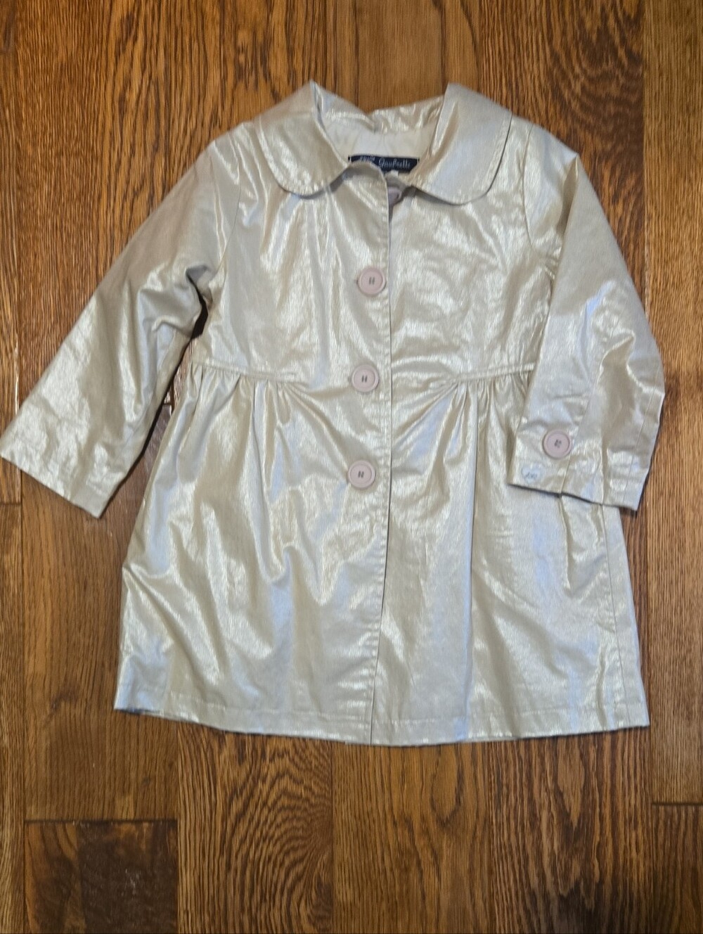 Lili Gaufrette Shimmering Gold & Cream Jacket
